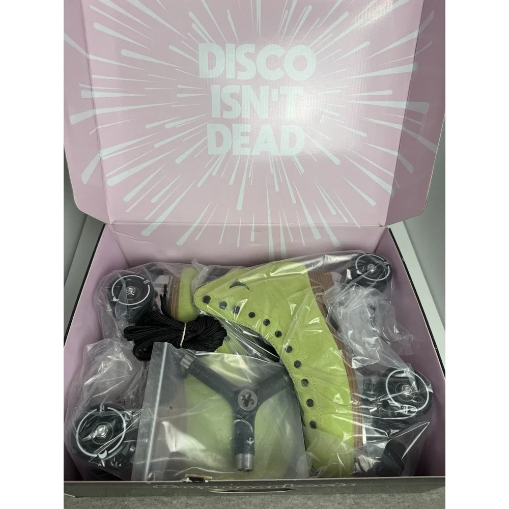Moon Boot Moonlight Roller Skates Lime Green Peridot Men's 11 Women's‎ 13